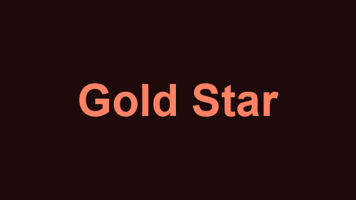 Gold Star