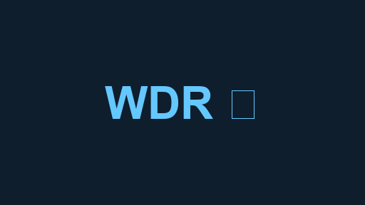 WDR Ⓖ